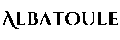 albatoule black logo
